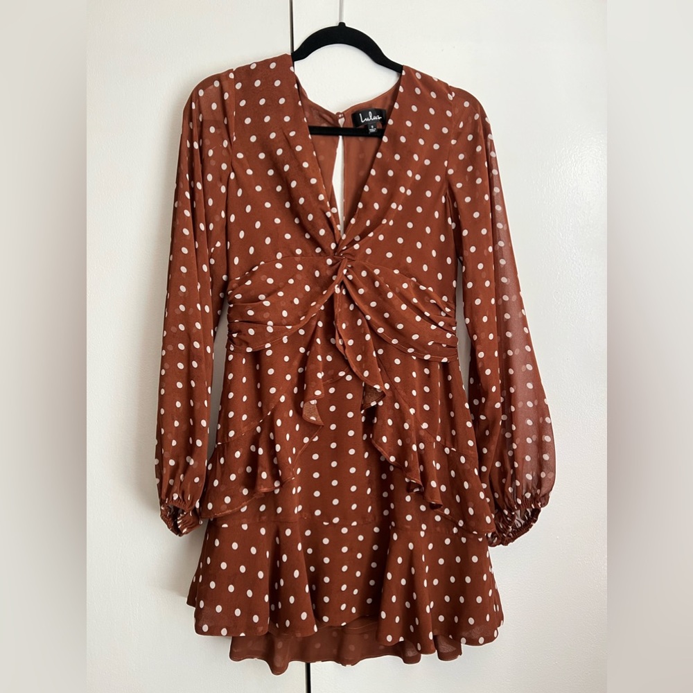 Lulus Long Sleeve Dress Small